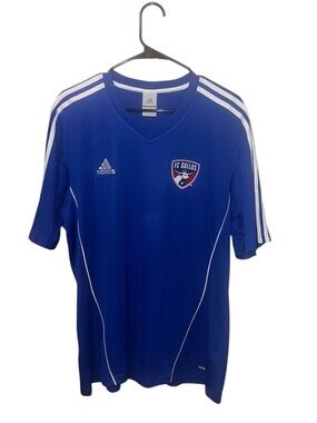Adidas Royal Blue FC Dallas 2015-2016 Men's Soccer Jersey Sz XL